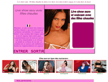 Tablet Screenshot of liveshowsexy.com